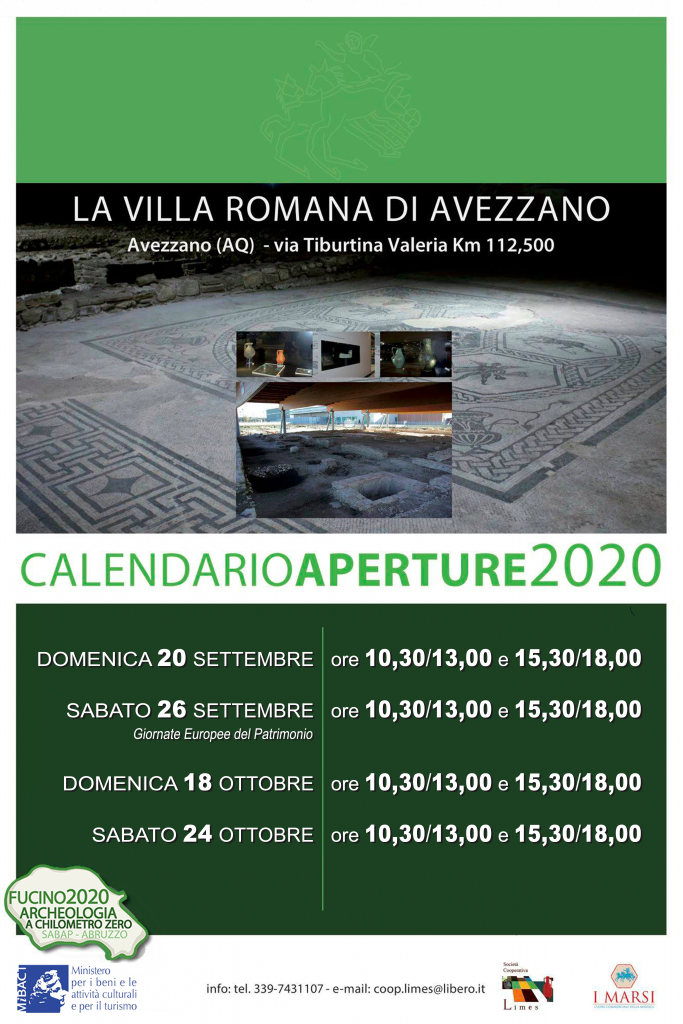 visite guidate villa romana di avezzano
