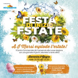 festa di inizio estate domenica 8 giugno dalle 16 alle 19 e 30